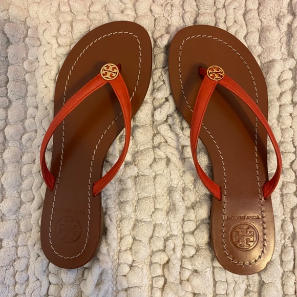 Tory Burch Terra Thong Flip Flop Sandals Size 5 - Picture 3 of 13